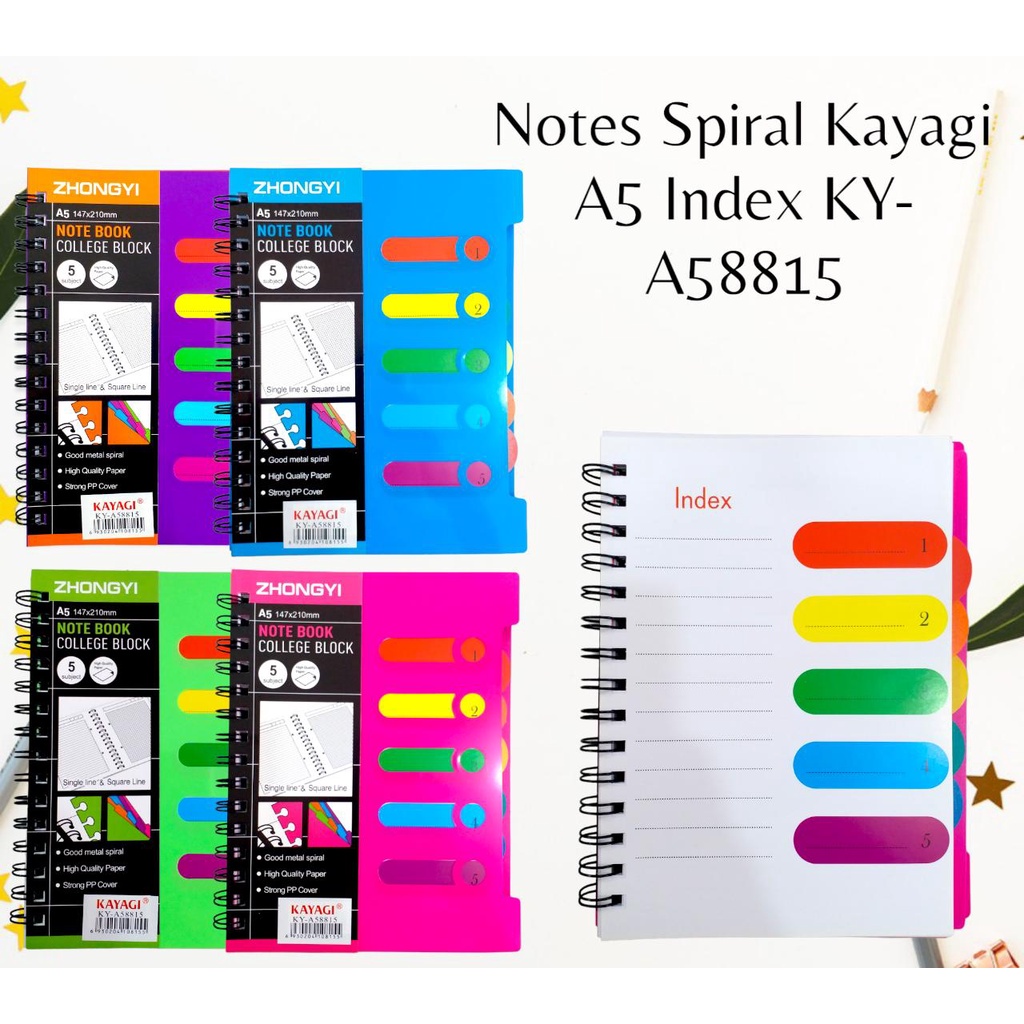 

Notes Spiral index kayagi