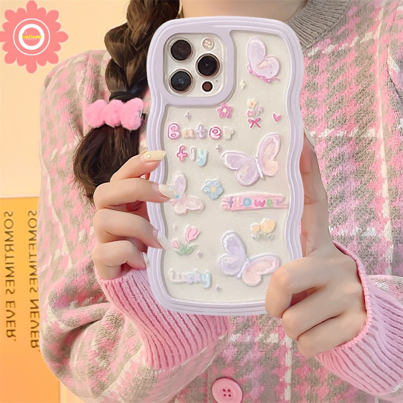 Casing Softcase Redmi 10 10C 9 10A 9T 9C NFC Redmi Note 10 9s 9pro 11 11s 10s 10pro Max Plus 9 8 Mi 11T Pro M3 Motif Kupu-Kupu