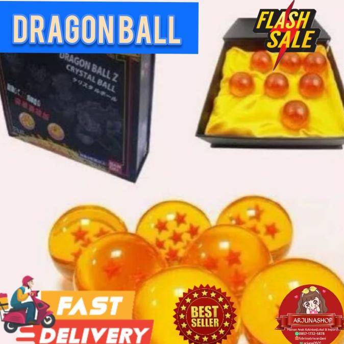 Figure Bola Naga Dragon Ball set 7 Bola kristal Dragonball