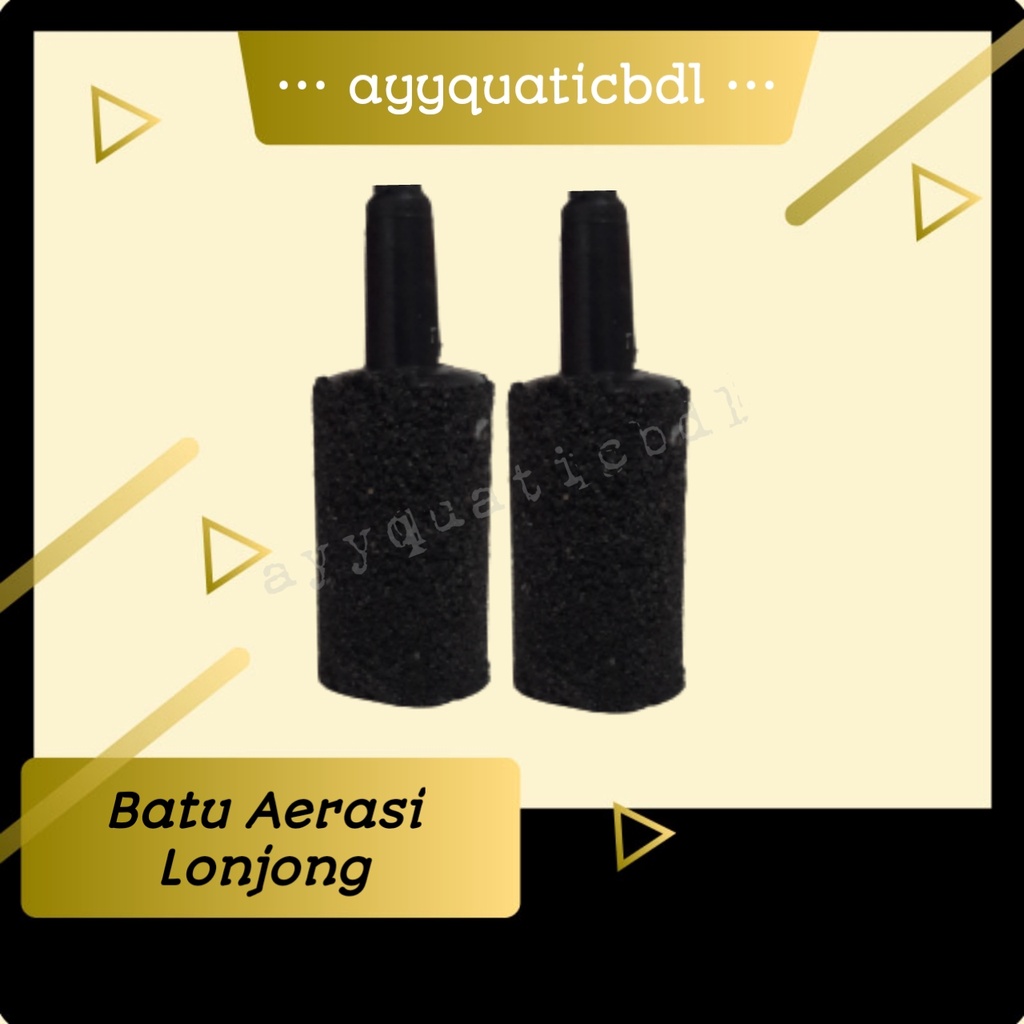 Batu Aerator Aerasi Gelembung Udara HITAM 2,5cm x 1,2cm air stone airstone