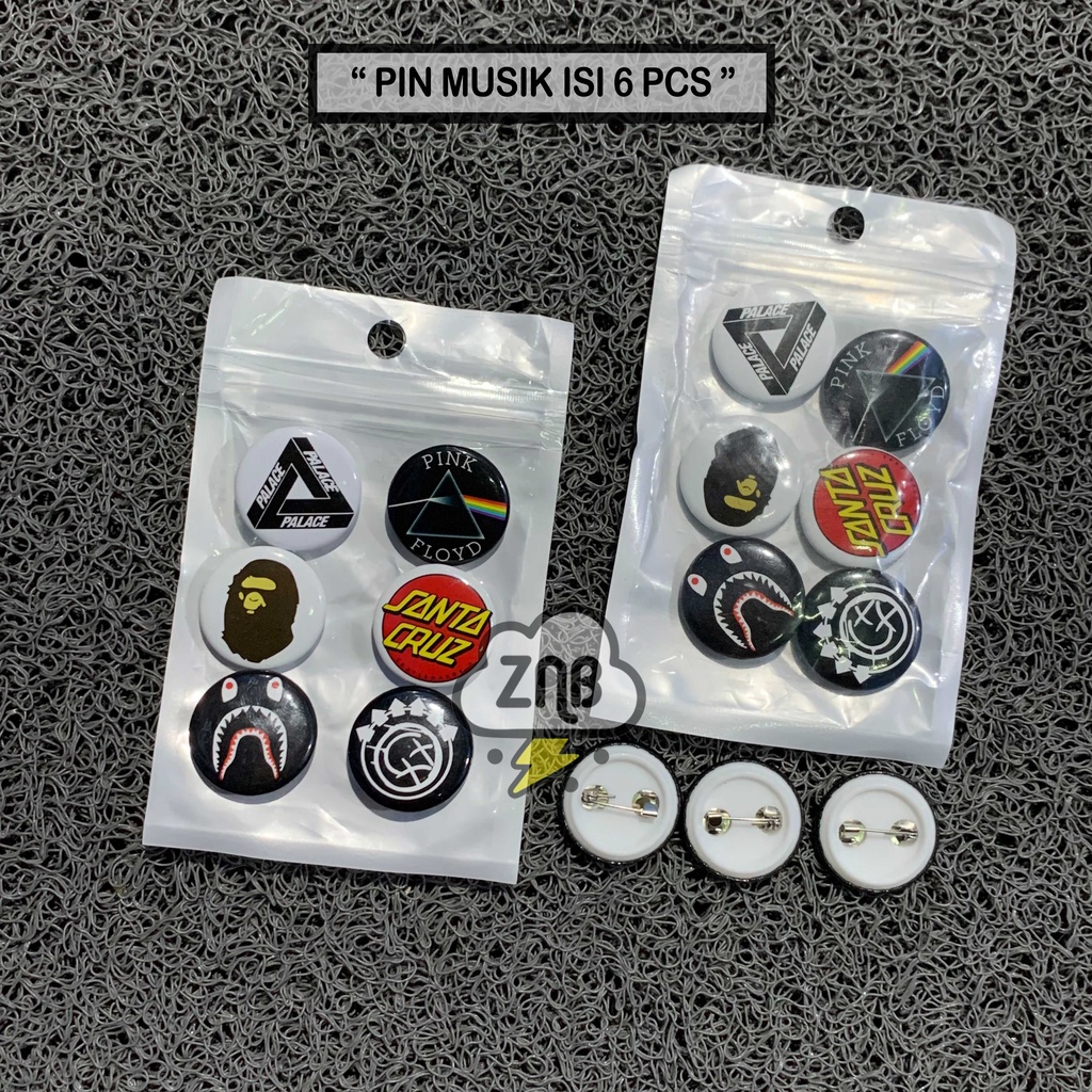 Jual Pin Band Bros Lucu Pin Button Peniti Bulat Mini Baju Band Punk ...