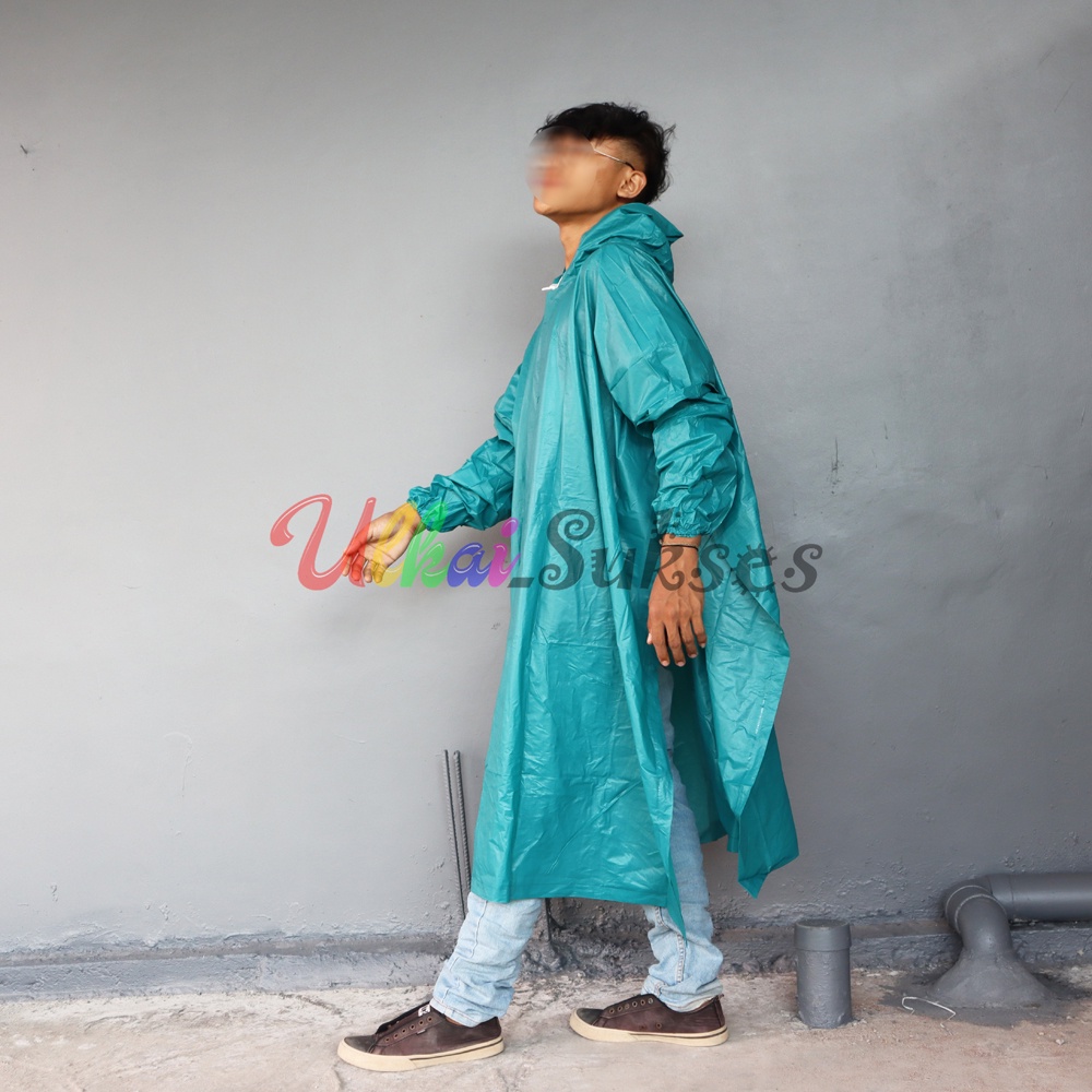 Jas Hujan Ponco Lengan Raincoat Poncho Satria Mantel Hujan Anti Tembus dan Bau Murah