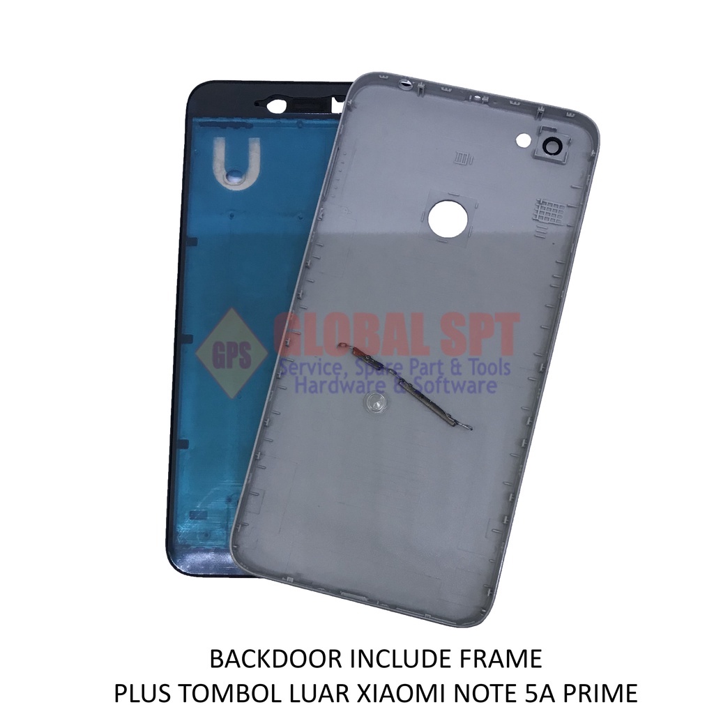 BACKDOOR XIAOMI NOTE 5A PRIME INCLUDE FRAME / BACK COVER / TUTUP BELAKANG