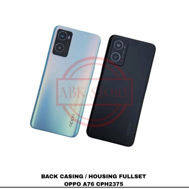 BEZZEL+BACKDOOR OPPO A76 KESING CASING HOUSING FULLSET ORIGINAL