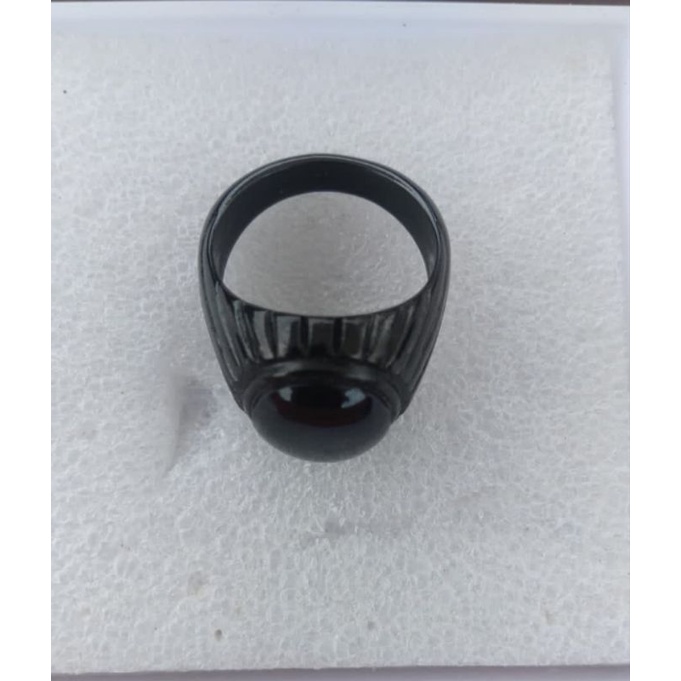Cincin Batu Satam Poles Size M