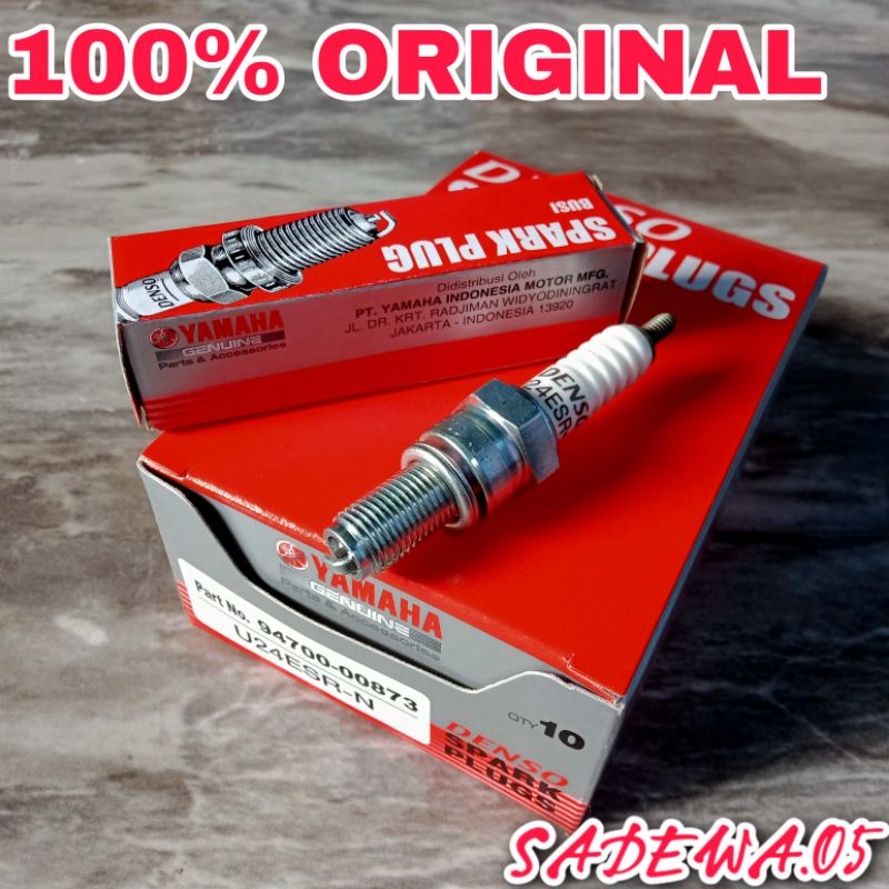 BUSI DENSO U24ESR-N ORIGINAL YAMAHA NEX VIXION BEAT FI, SCOPY FI, VERZA