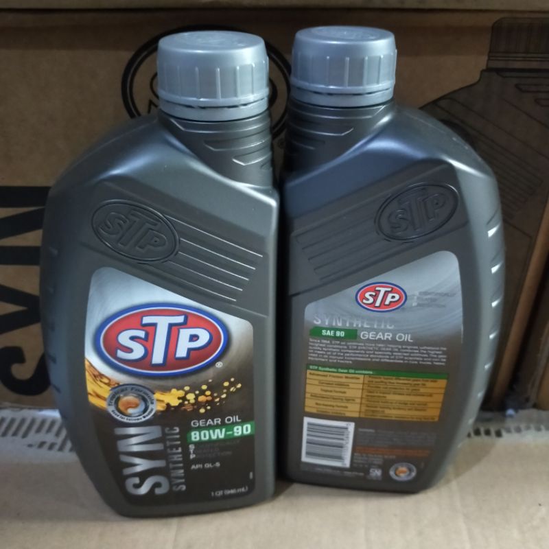 Jual STP Gear Oil SAE 80w90 GL-5 Synthetic Original 1liter | Shopee ...