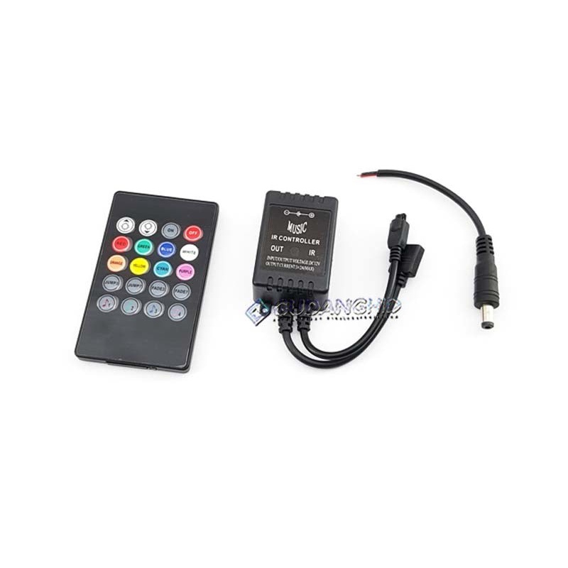 Remote RGB Music Controller IR LED Strip RGB LED 5050 3528 Mood Light