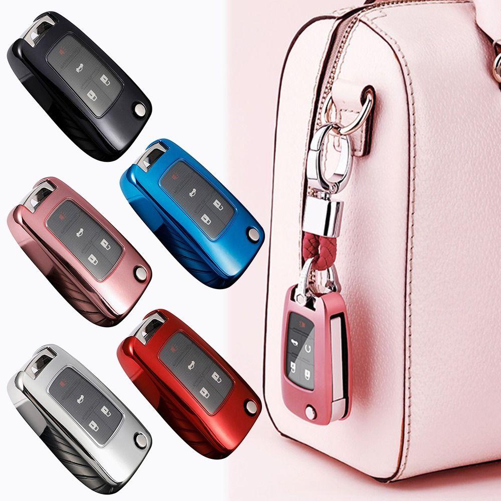 Top Remote Key Case New Pelindung Kulit Key Fob Cover