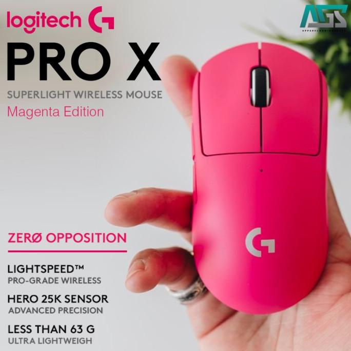 Jual Logitech G Pro X Superlight Wireless Pink Magenta Gaming Mouse Ready Viral Shopee 3453