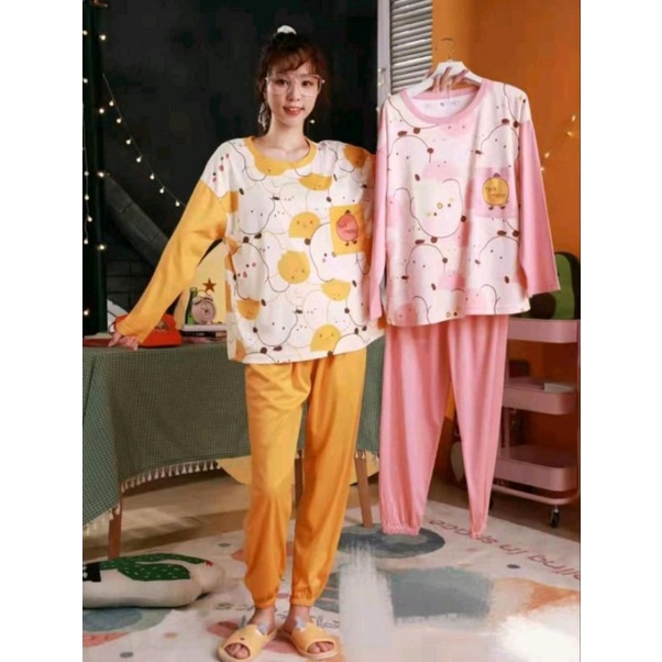 Baju Tidur Wanita Import/Piyama Wanita import Setelan PP