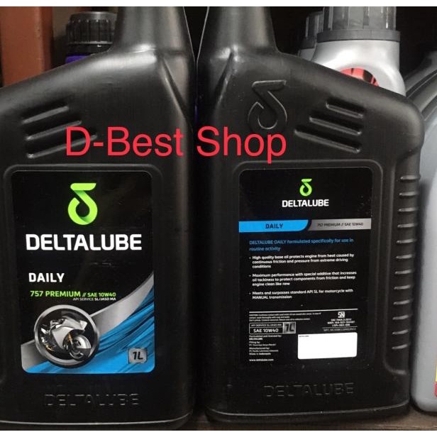 Oli deltalube 10W/40 - 1 LITER