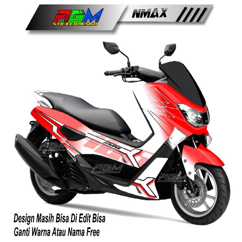 Decal Nmax Old Sticker Decal  Full Body Nmax 001