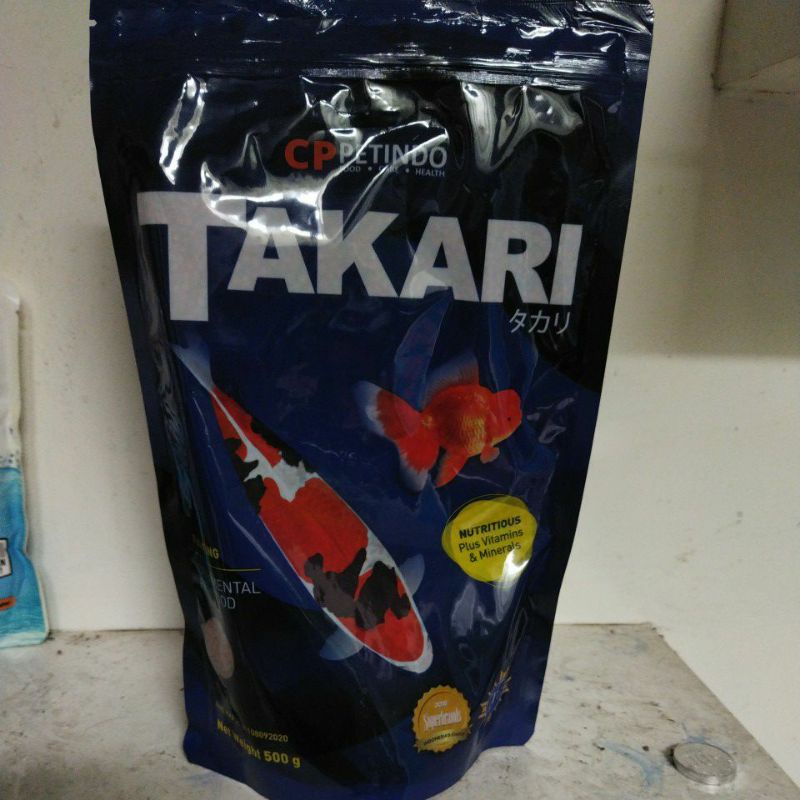 takari makanan ikan 500gr