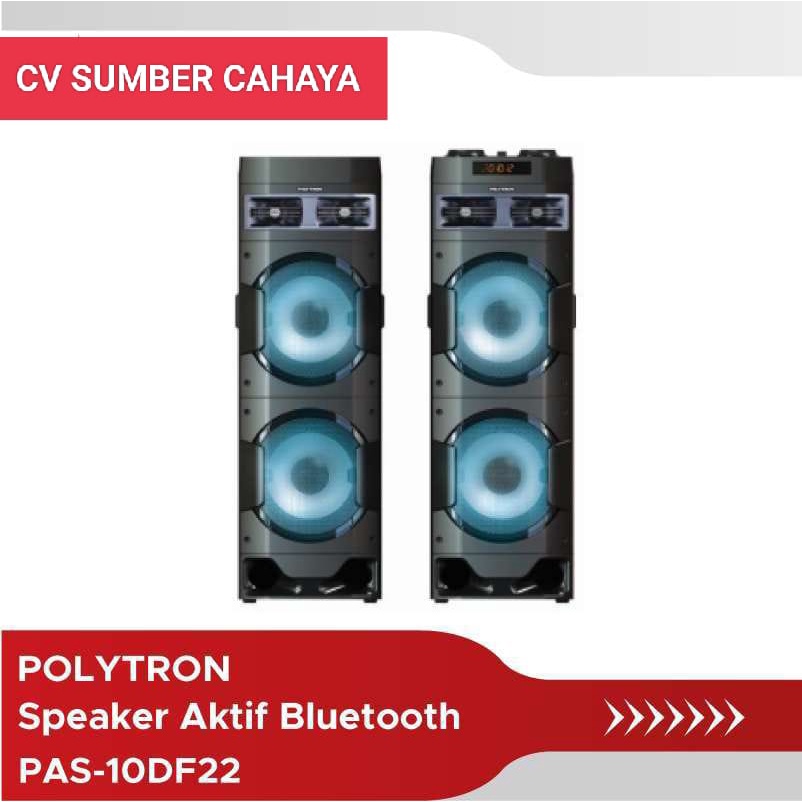 POLYTRON SPEAKER ACTIVE 10&quot;AUDIO PAS 10DF22 PAS10DF22 USB BLUETOOTH