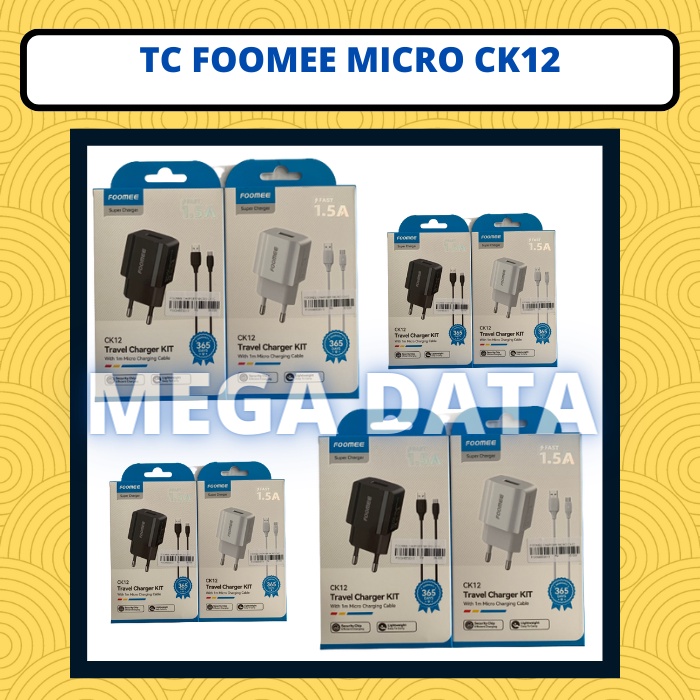 TRAVEL CHARGER FOOMEE MICRO CK12
