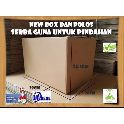 

Karton Box / Kardus Box ( ukuran : 39 x 26 x 24.5 cm )