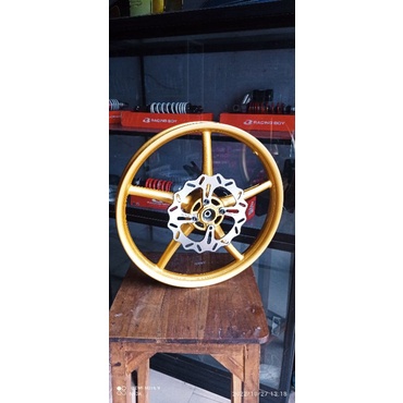 Velg Pelg Depan V ROSSI Sprint Sanca Copy Replika RCB Yamaha Jupiter Gold depan 160-17 Belakang 185-