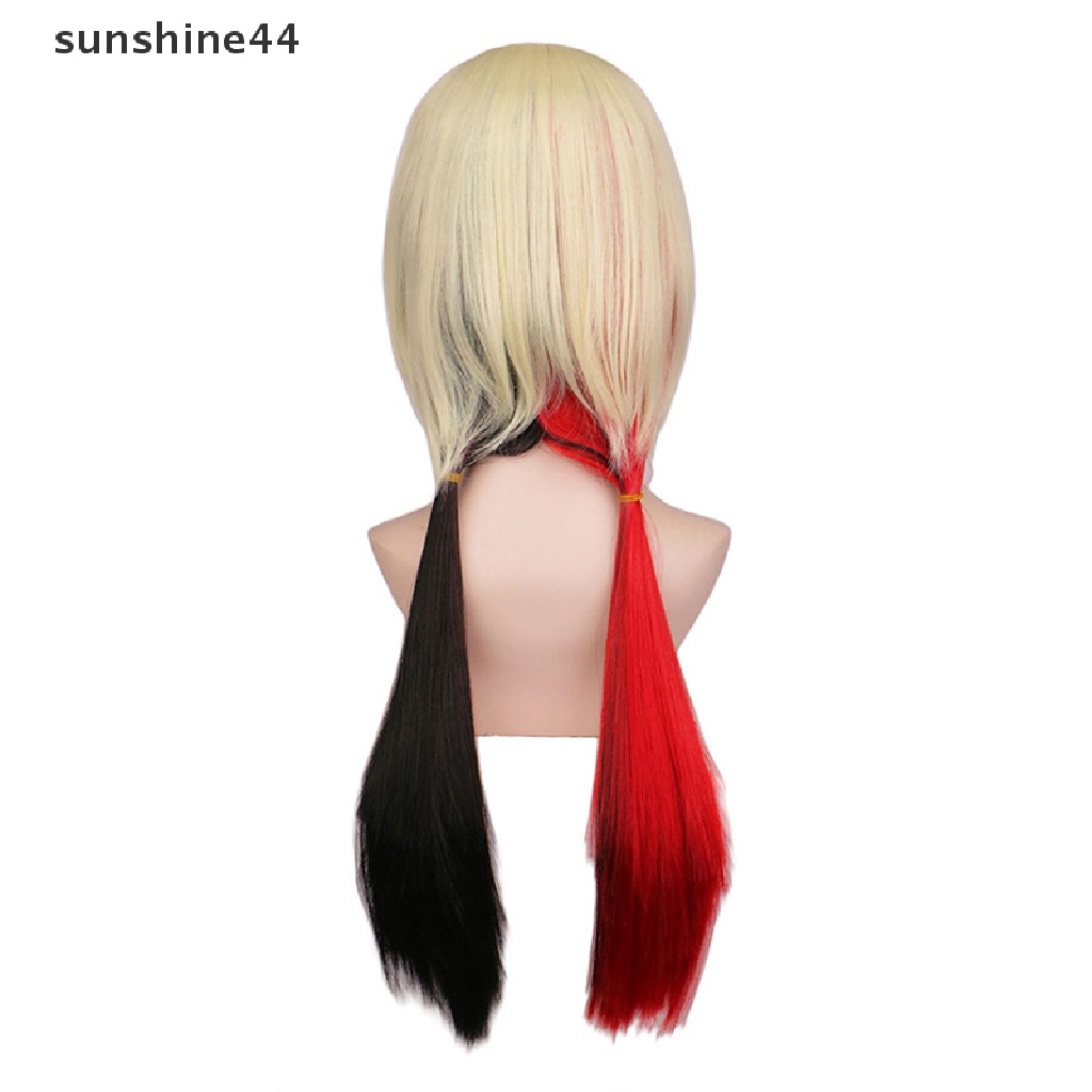 Sunshine Wig / Rambut Palsu Harley Quin Untuk Cosplay / Pesta Halloween / Natal