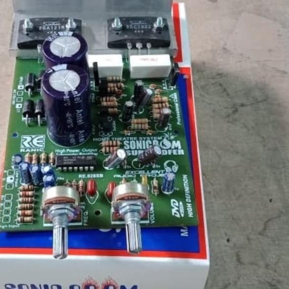 kit power amplifier aktif subwoofer subwofer ranic sonic boom