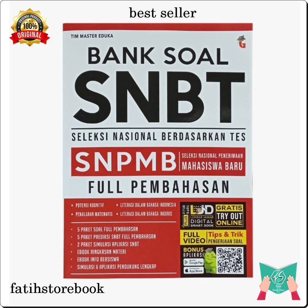 Buku SNBT - Buku SBMPTN - Buku TPS - Bank Soal SNBT 2023 FULL PEMBAHASAN