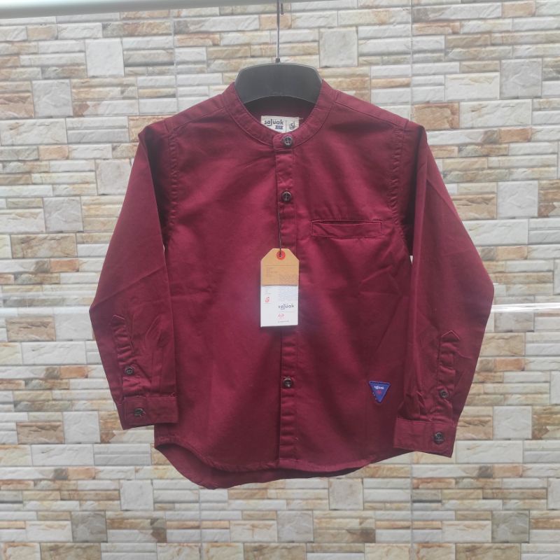 BAJU KEMEJA KOKO KEMKO ANAK LENGAN PANJANG KANCING FULL ORIGINAL TERBARU SAJUAK