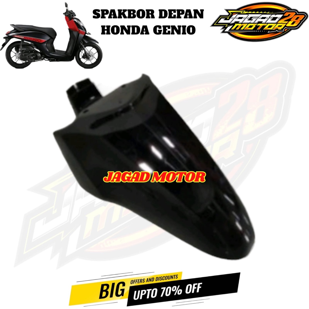 Spakbor Depan Honda Genio Hitam / Sepakbor Depan Honda Genio Hitam / Slebor Depan Honda Genio Hitam / Spakbor Slebor Depan Motor Honda Genio Hitam