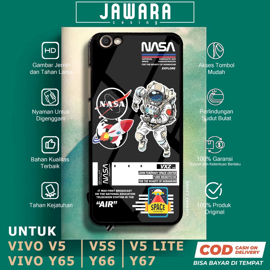 Case Vivo V5 V5S V5 Lite Y65 Y66 Y67 Casing Vivo V5 V5S V5 Lite Y65 Y66 Y67 Jawara Casing [NASA] Cas