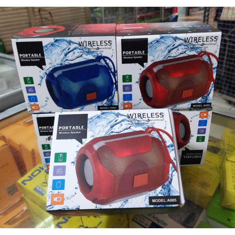 Speaker Bluetooth Portable Model A005 Wireless Murah Meriah