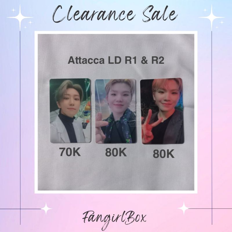 CLEARANCE SALE SEVENTEEN ALBUM - ATTACCA LUCKYDRAW LD M2U, SOUNDWAVE SW, POWERSTATION PWS, ROUND 1  