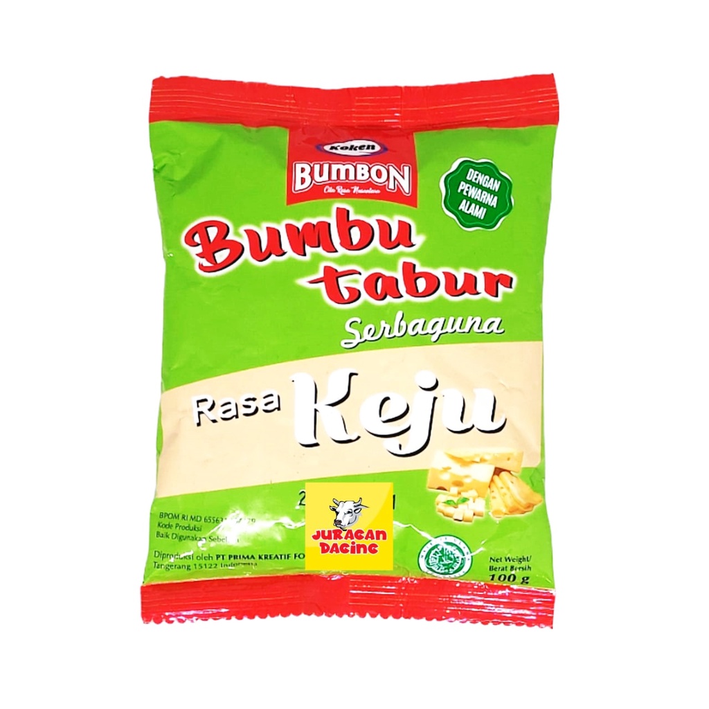 

Koken Bumbon Bumbu Tabur Serbaguna Rasa Keju 100gr