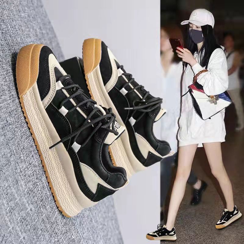 M Footwear - Sepatu Sneakers Casual Import Wanita - CSG6079 Black