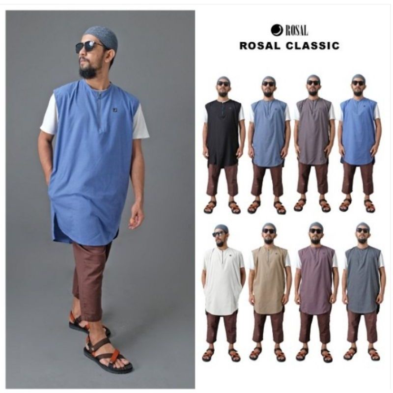 ROMPI SHOLAT CLASSIC ( ROSAL ) PAKAIAN SHOLAT PRIA / ROMPI SHOLAT MUSLIM MODERN