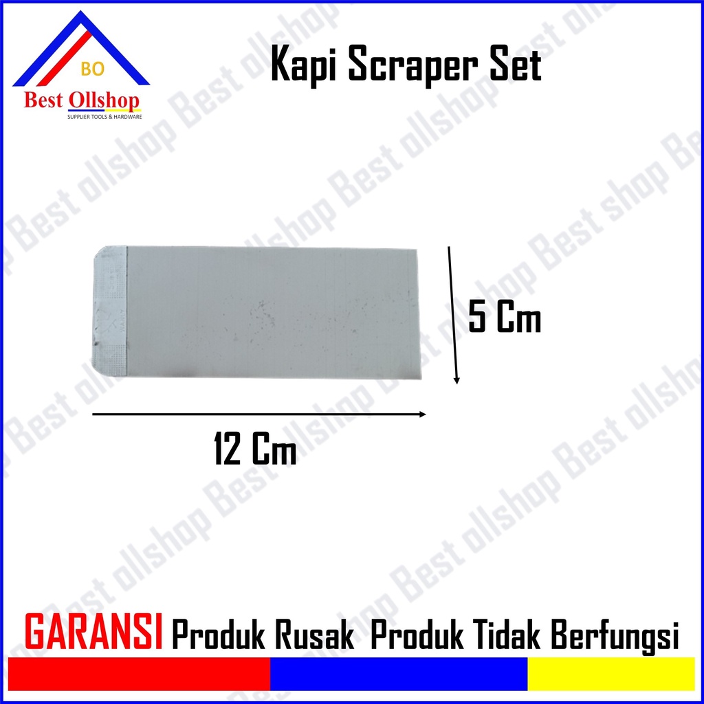 Kapi Set Stainless / Kape Kapi Cat Set Pisau Dempul Set Slipper Dempul Set 4 pcs Stainless Steel