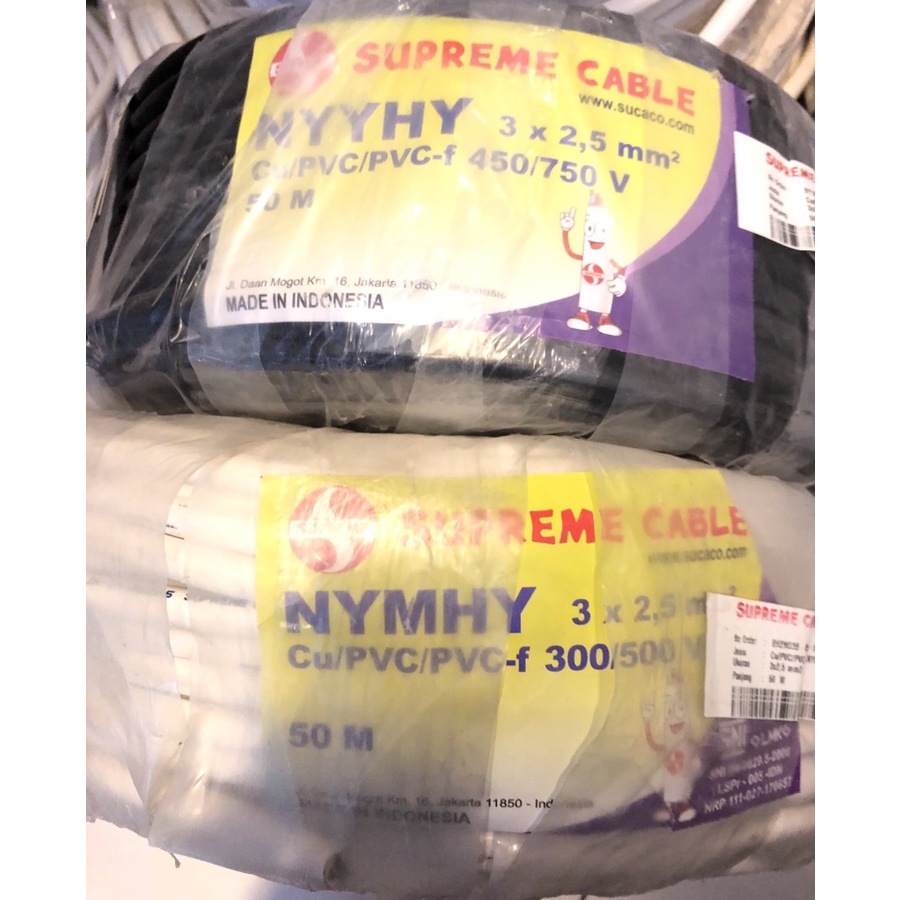 KABEL SERABUT NYYHY NYMHY SUPREME 3X2,5 3 X 2,5