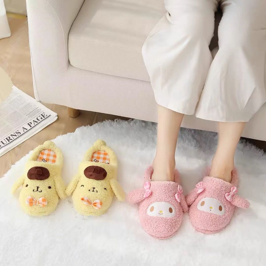 SANDAL RUMAH MELODY CINNAMOROLL KUROMI HANGYODON POMPOMPURIN HELLO KITTY SEPATU KAMAR