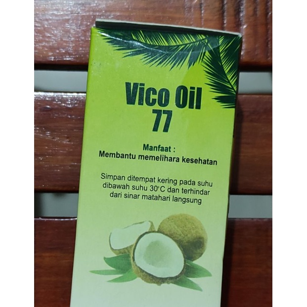 Vico Oil 77 125 ML / Minyak Kelapa / Melembabkan Kulit / Menurunkan Kolesterol / Mencegah Stretch Mark / Menghilangkan Kutu Hewan