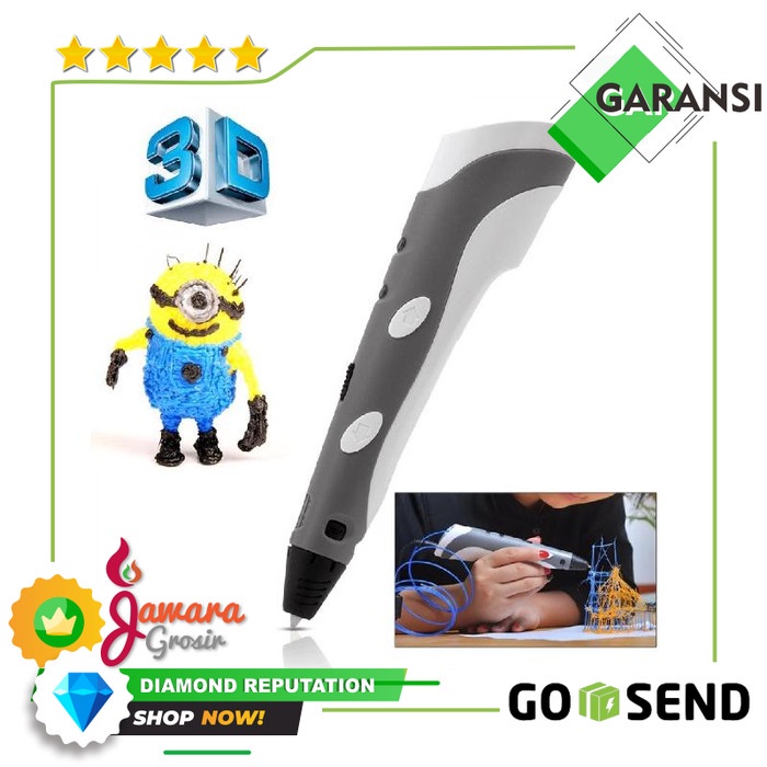 

3D Stereoscopic Printing Pen for 3D Drawing