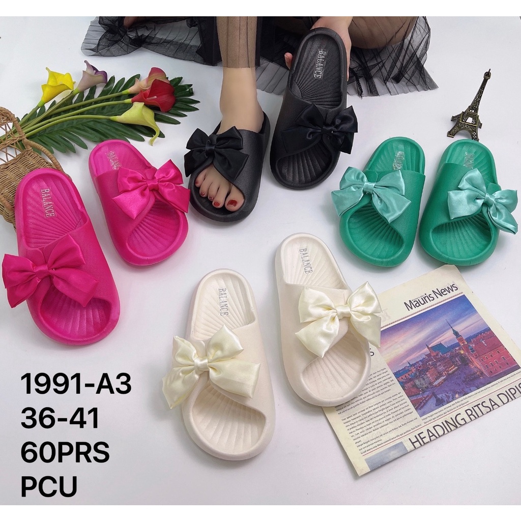 SANDAL WANITA  TERBARU MRL-BLC L929-33 SANDAL CANTIK KARET JELLY MEDAN HIGH QUALITY IMPORT MEDAN TER