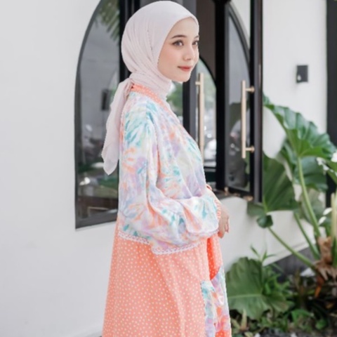 Eleanorre Gantari Kaftan Atasan Muslim Wanita