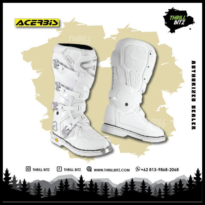 Sepatu Acerbis X Rock Boots - White Size 43
