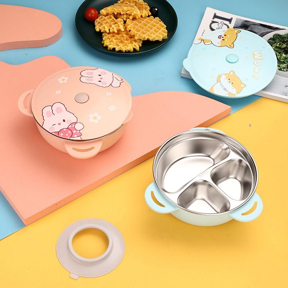 Preva Lunch Box Portable Untuk Pelajar Dengan Sendok Wadah Makanan