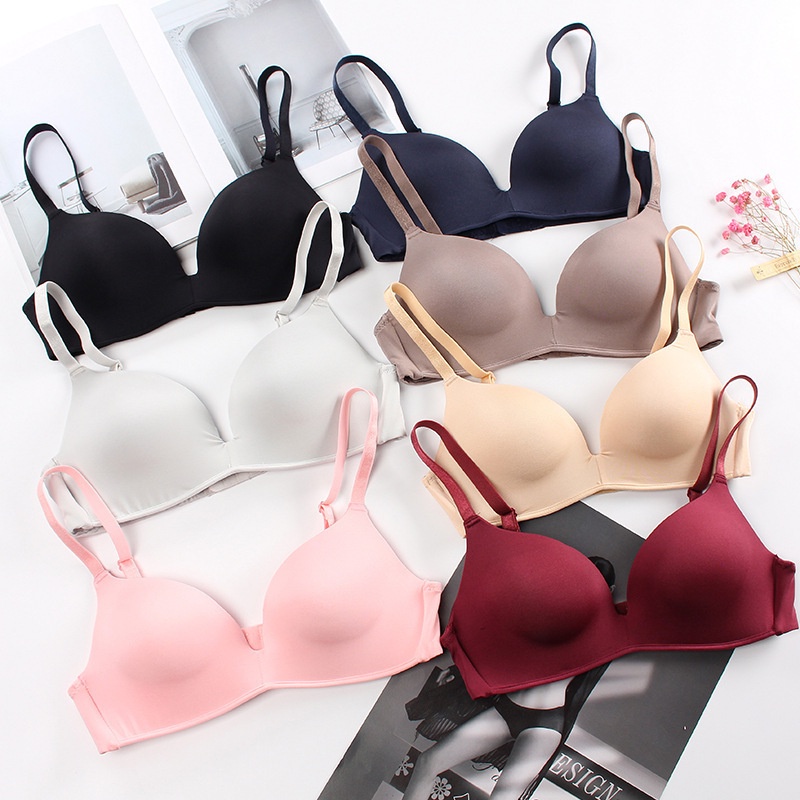 One-Piece Bra Pakaian Dalam Wanita Bra sexy Celana Dalam bh wanita bra teks licin push up bra 203