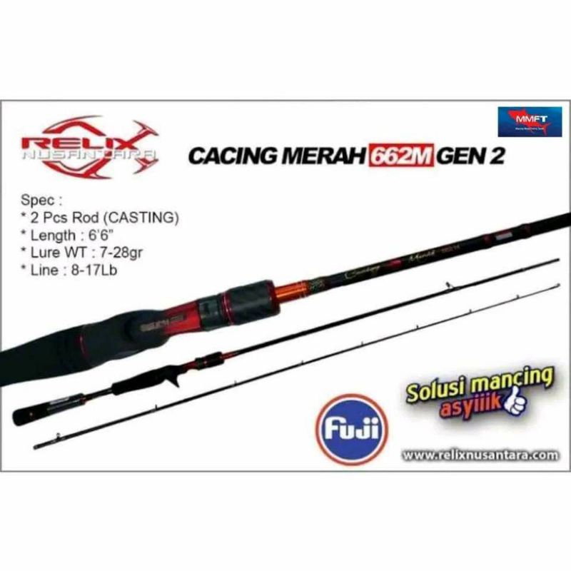 JORAN BC RELIX CACING MERAH 662M GEN 2