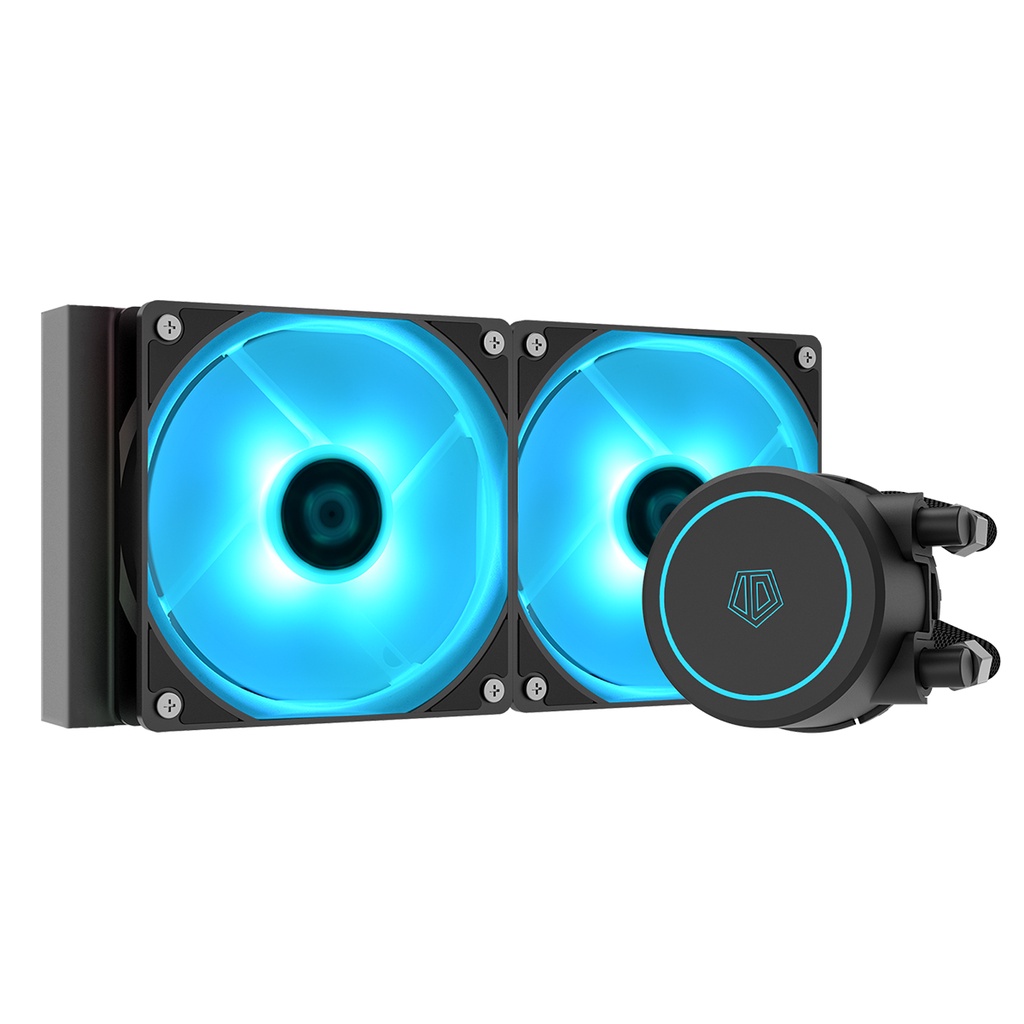 ID-COOLING AURAFLOW X 240 EVO | RGB Sync AIO CPU Cooler Intel &amp; AMD