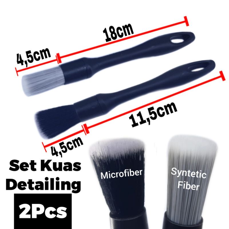 KUAS SIKAT PEMBERSIH DETAILING  SET KUAS DETAILING MULTIFUNGSI