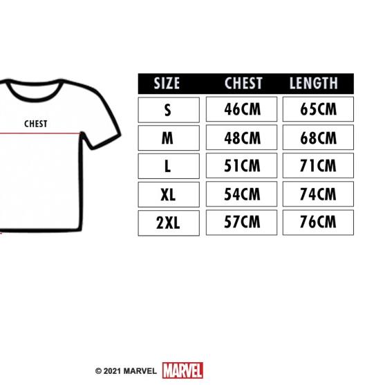 Kaos Polos MARVEL Premium Cotton MKW35 - Putih, S