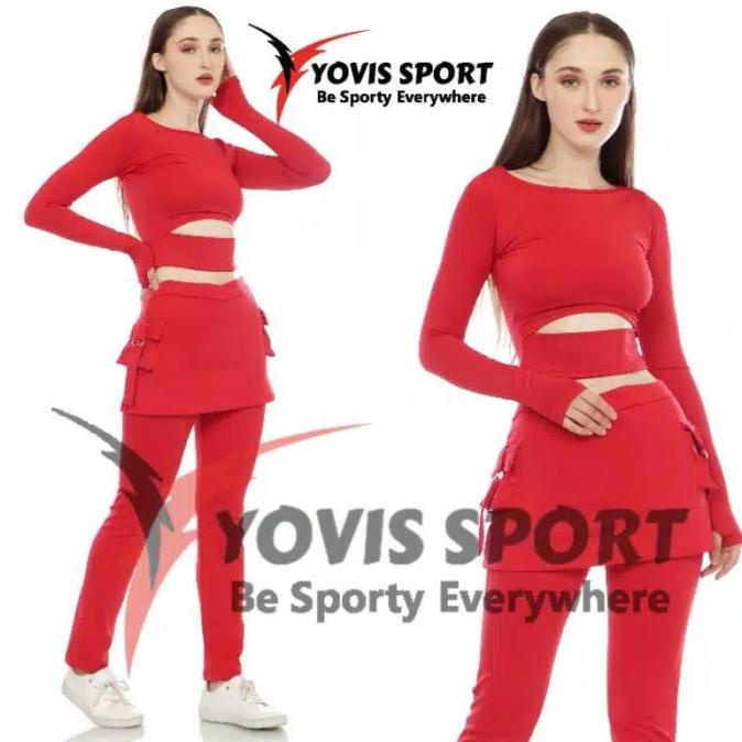Celana Rok Kantong / Rok Senam / Celana Kantong Wanita / Gym / Senam