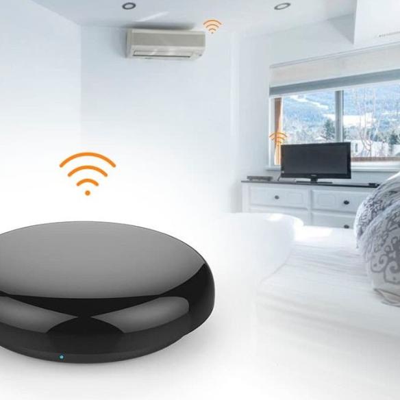 DEN Smart WiFi Universal IR Remote Blaster - Kontrol TV, AC dan IR
