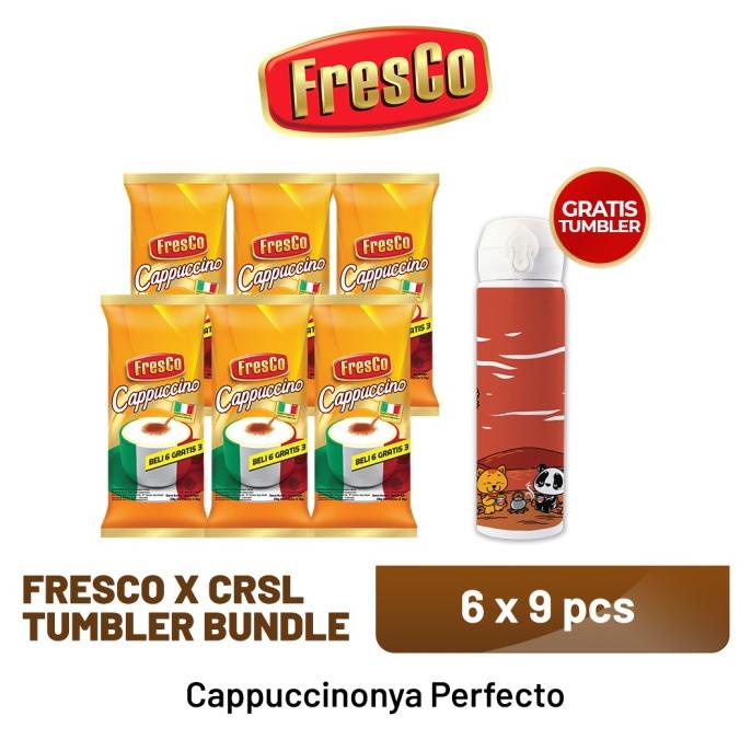 

Sale Fresco Cappuccino x CRSL Tumbler Bundle /KOPI RUBE/KOPI KAPAL API/KOPI SLB/KOPI BUBUK/KOPI GOOD DAY